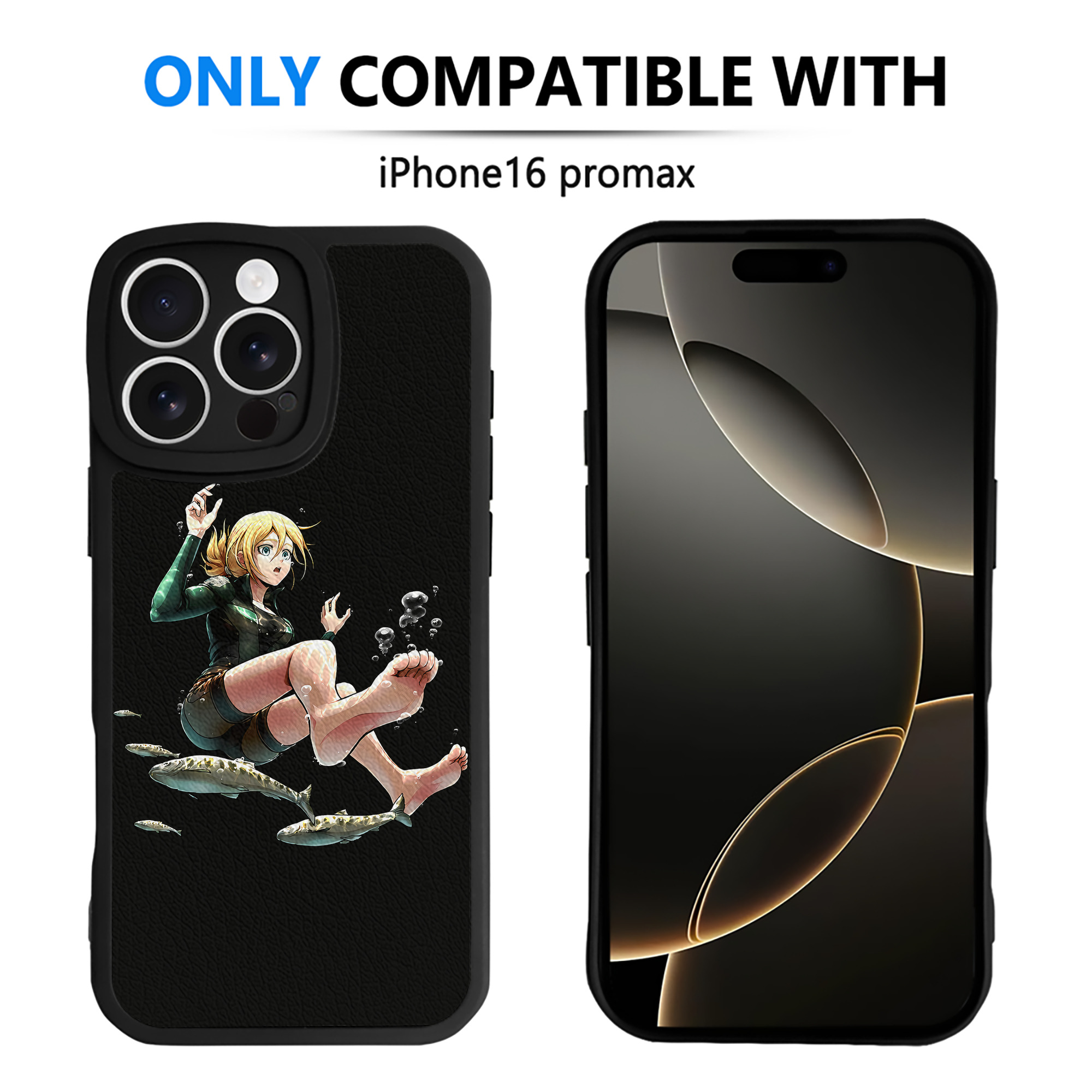 （画像用） 進撃の巨人 クリスタ·レンズ Attack on Titan Christa Lenz 【iPhone 16シリーズ対応】シリコンスマホケース（レザー調） 材質：シリコン